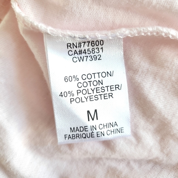 New Chaser Vintage Inspo Red Heart Barbiecore Style Pink Short Sleeve Tee Medium - Picture 14 of 15